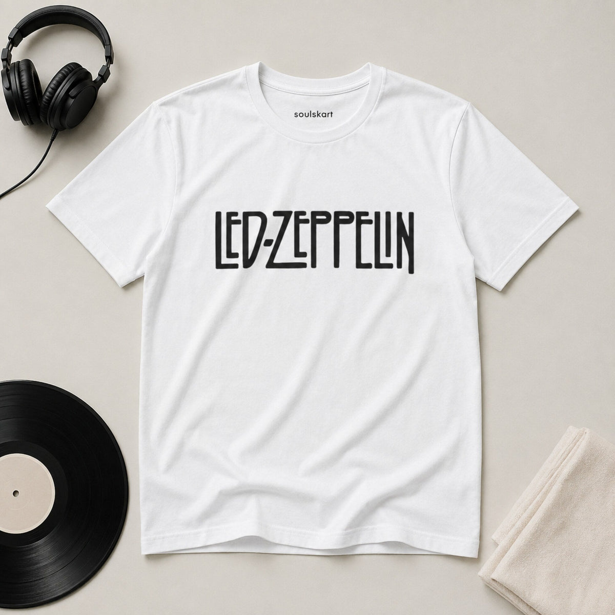 Led Zeppelin Inspired Classic Tee — on hanger