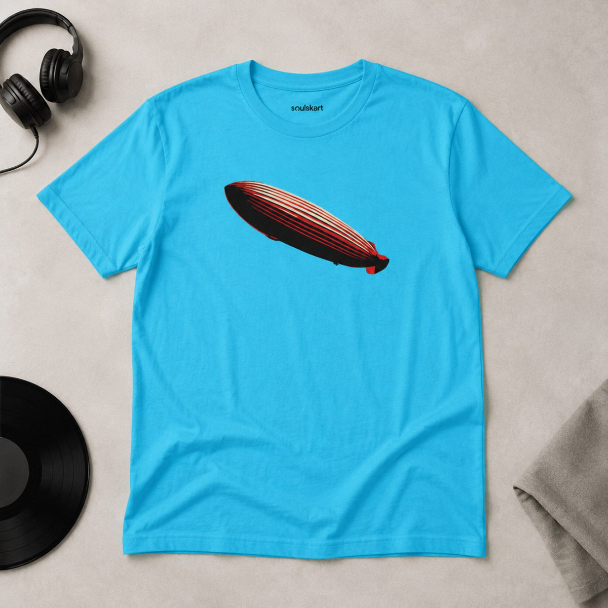 Led Zeppelin Mothership Unisex T-Shirt — on hanger