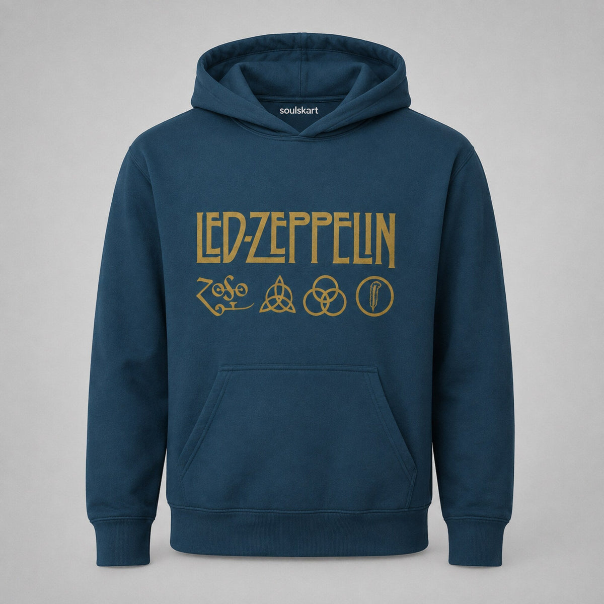 Led Zeppelin Four Symbols Hoodie — front view
