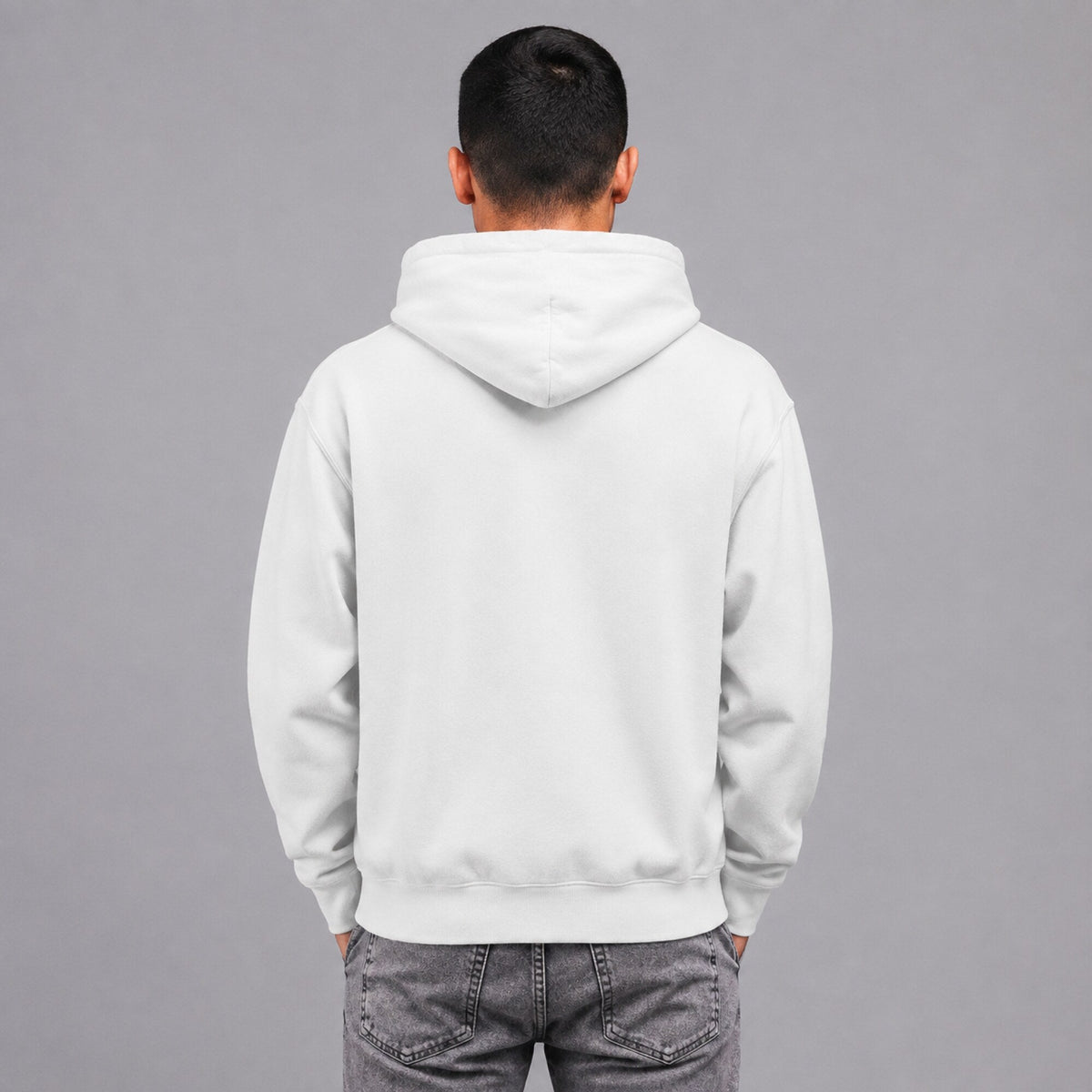 Led Zeppelin ZoSo Raven Emblem Hoodie — worn on model, back