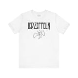 Led Zeppelin Winged Angel Tee — White — front view