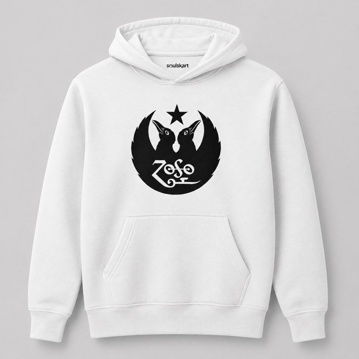 Led Zeppelin Zoso Unisex Hoodie — front view
