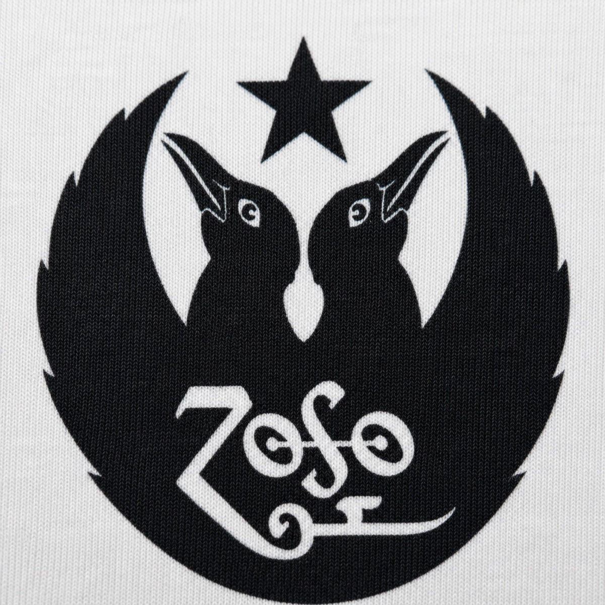 Led Zeppelin ZoSo Unisex T-Shirt — print detail close-up