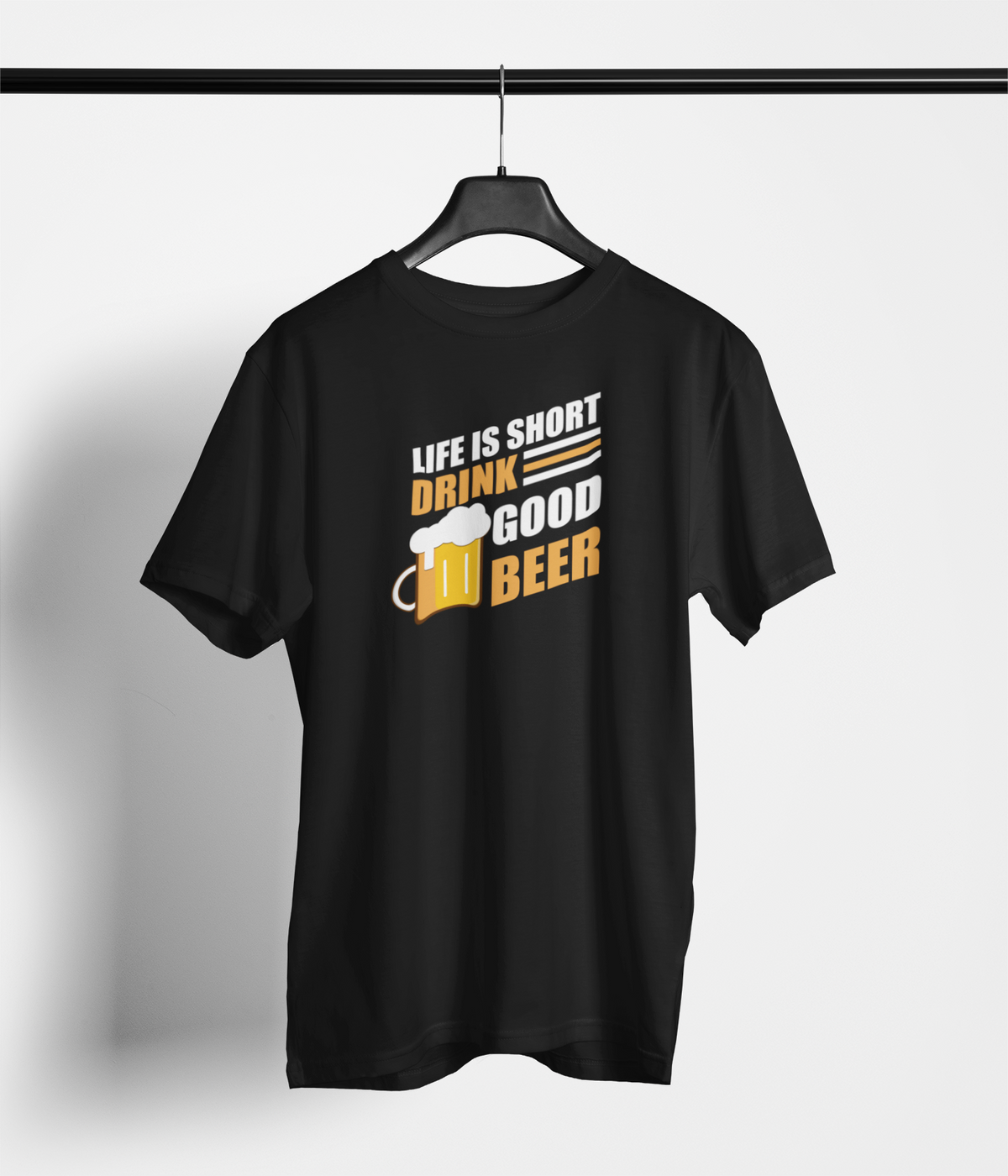Life's Short, Drink Good Beer T-Shirt — main product image