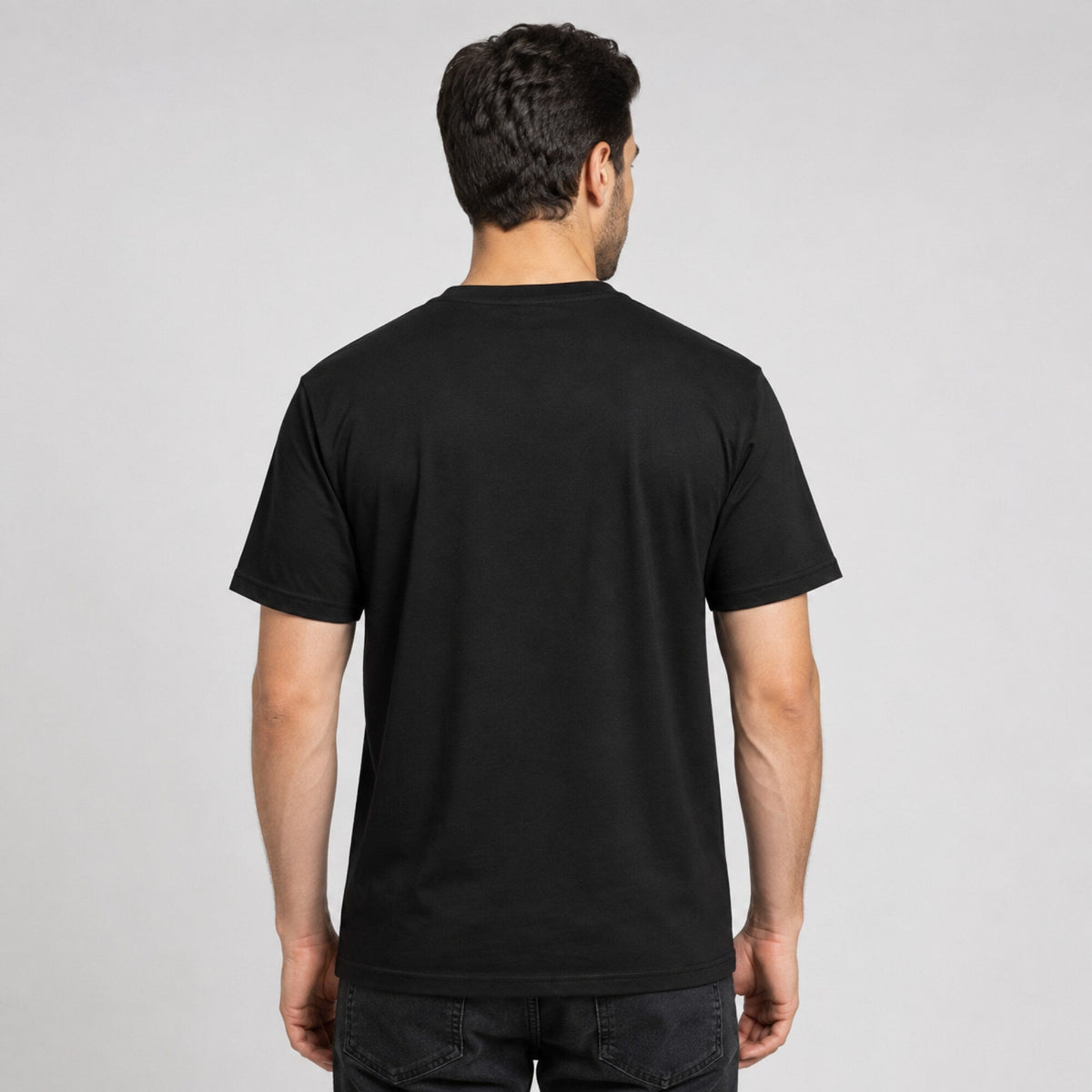 Life's Short, Drink Good Beer T-Shirt — worn on model, back