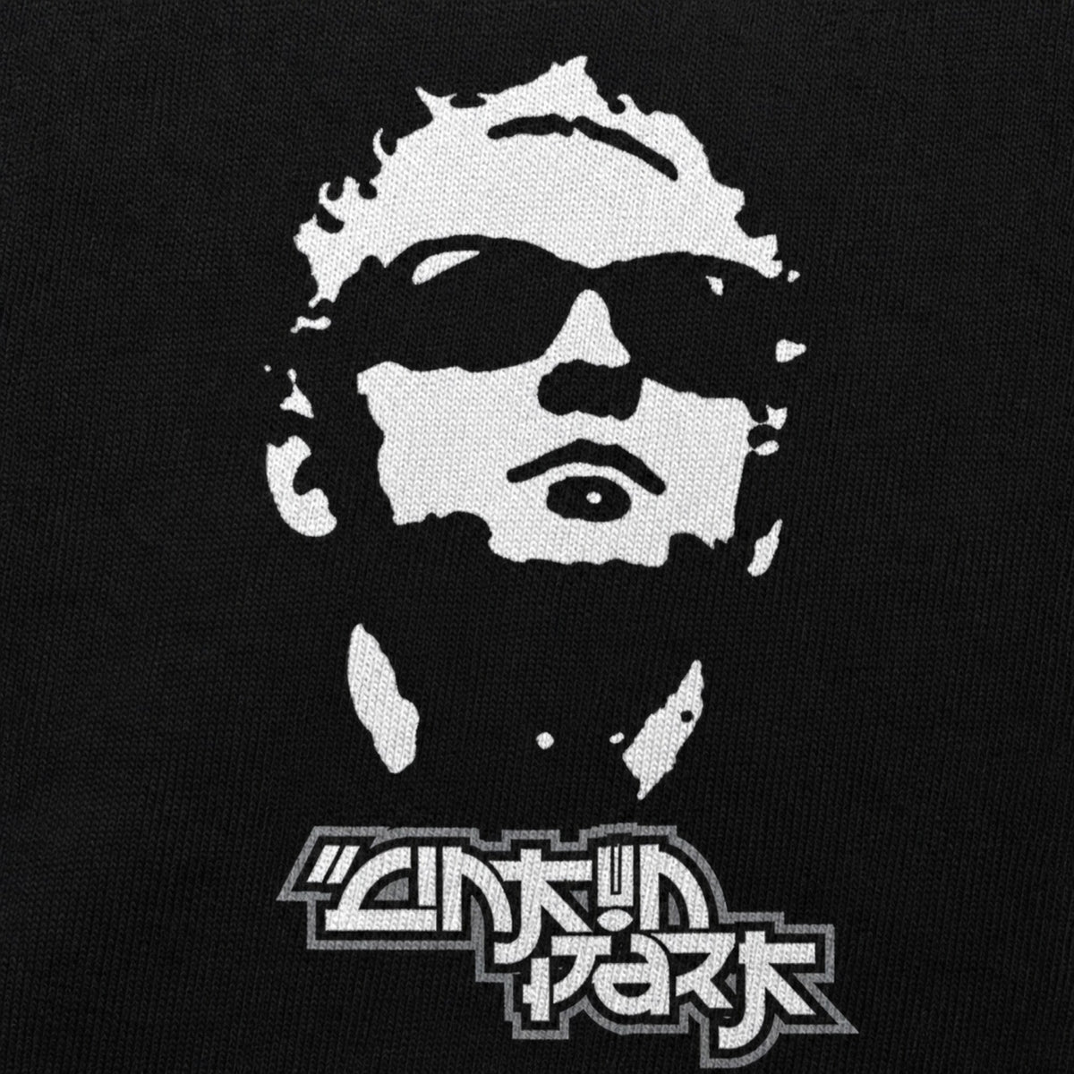Linkin Park Chester Bennington Tribute Tee — print detail close-up