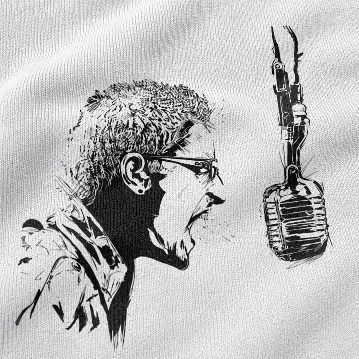 Linkin Park Chester Bennington Unisex Hoodie — print detail close-up