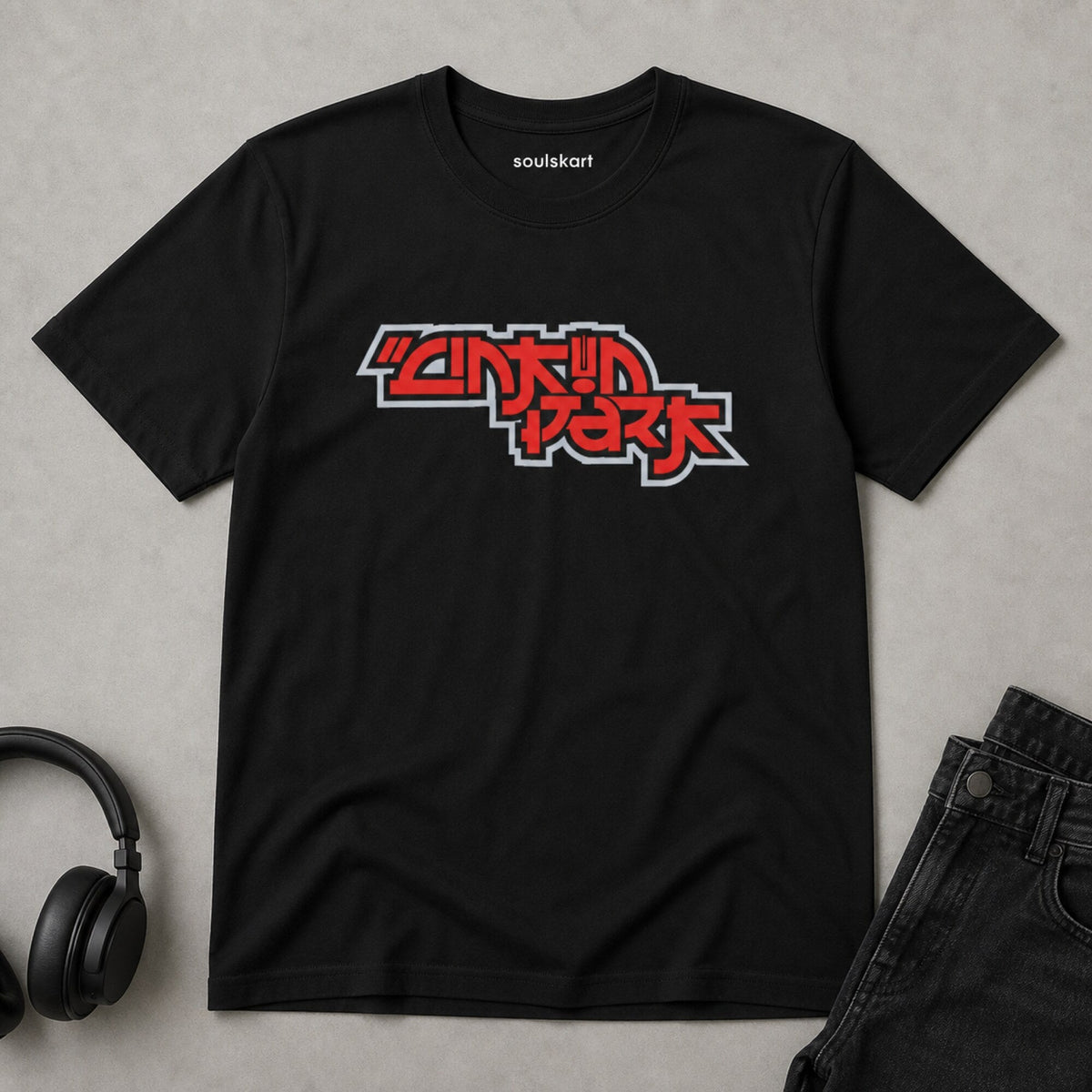 Linkin Park Inspired Band Tee — on hanger