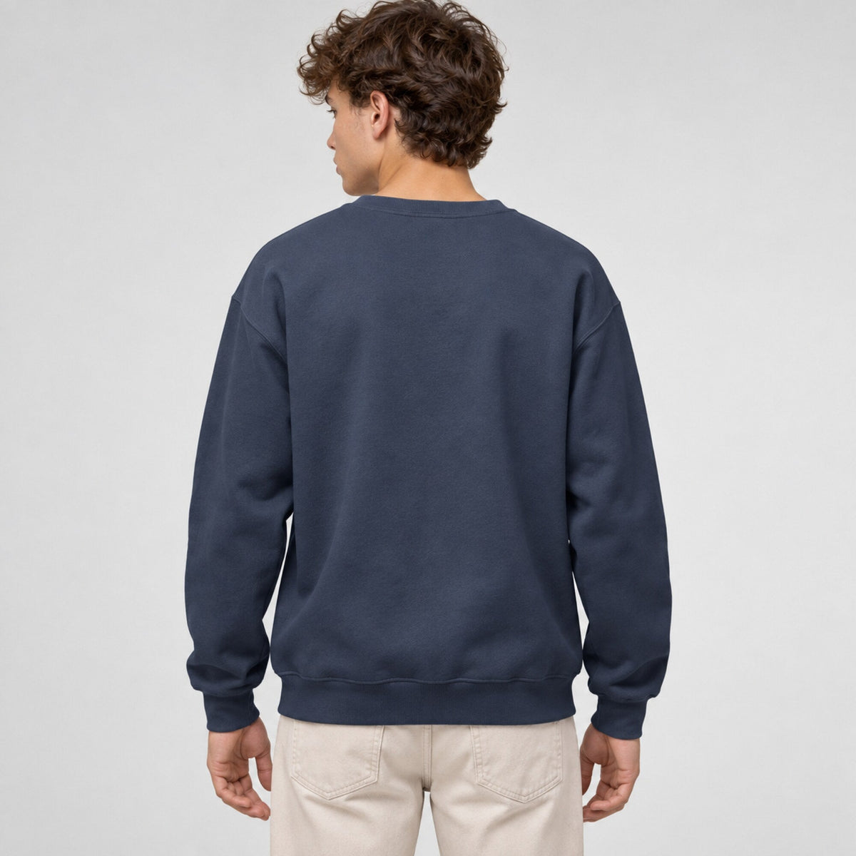 Lord Of The Drinks Unisex Premium Sweatshirt — worn on model, back