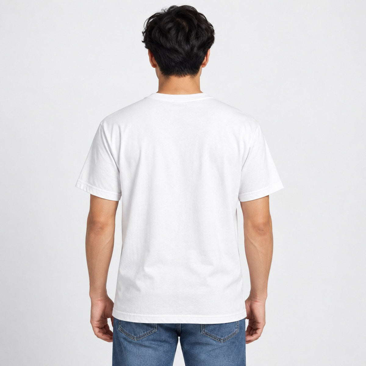 Lu Bu Record of Ragnarok Unisex Tee — worn on model, back