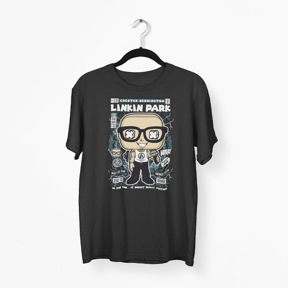 Linkin Park Chester Bennington Pop Art Unisex T-Shirt - Soulskart
