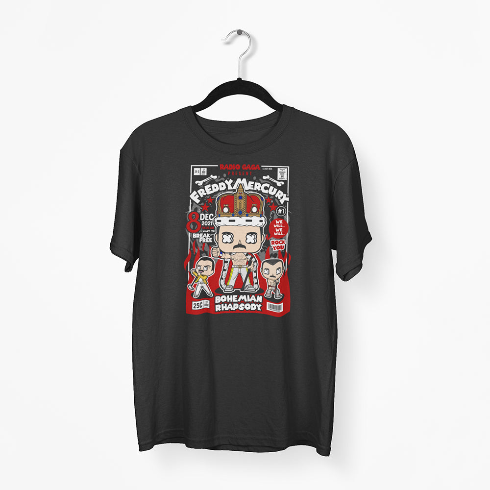 Queen Bohemian Rhapsody Pop Art Unisex T-Shirt — main product image