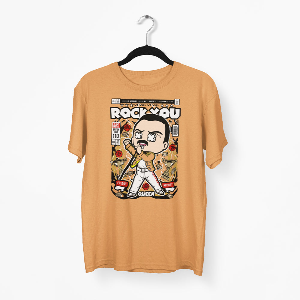 Queen We Will Rock You Pop Art Unisex T-Shirt — main product image