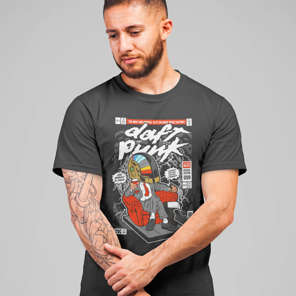 Daft Punk Pop Art Unisex t-Shirt - Soulskart