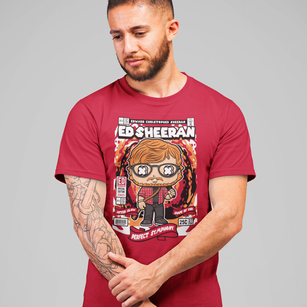 Ed Sheeran Pop Art Unisex T-Shirt - Soulskart