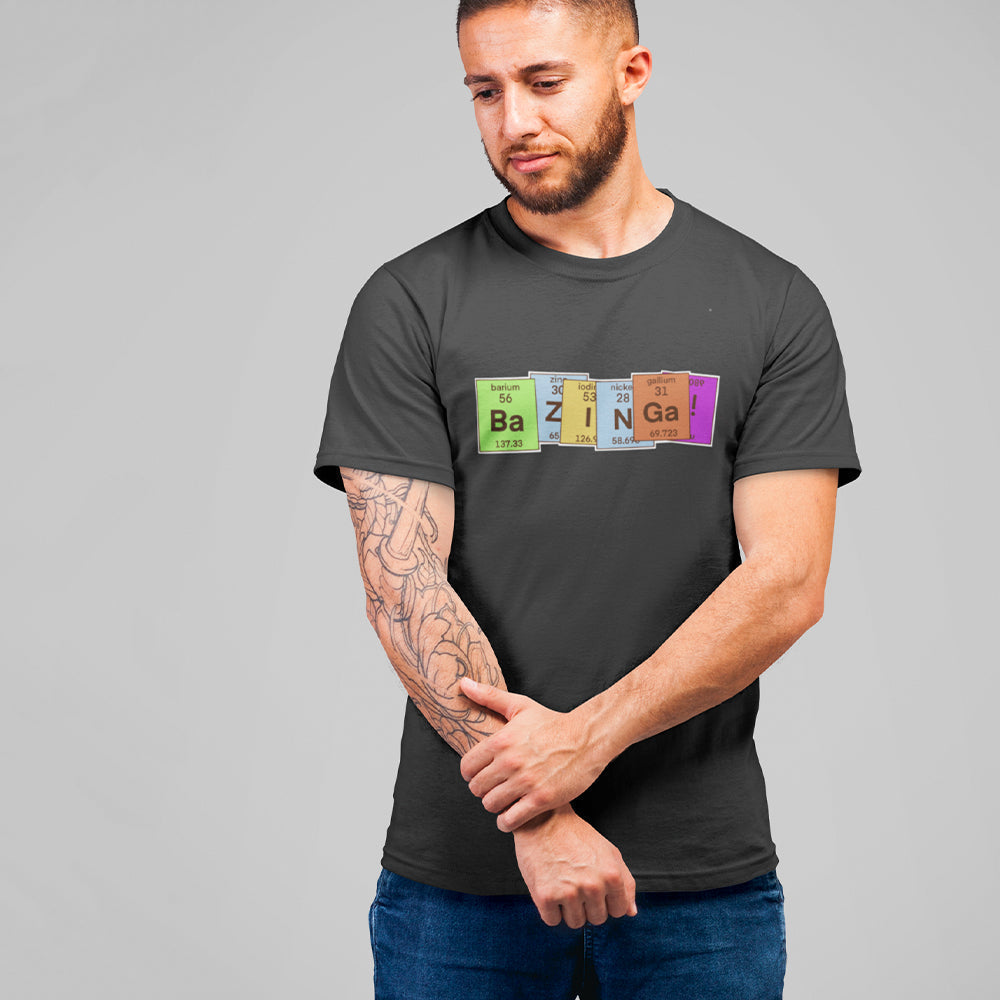 Big Bang Theory Bazinga! Unisex T-Shirt — front view
