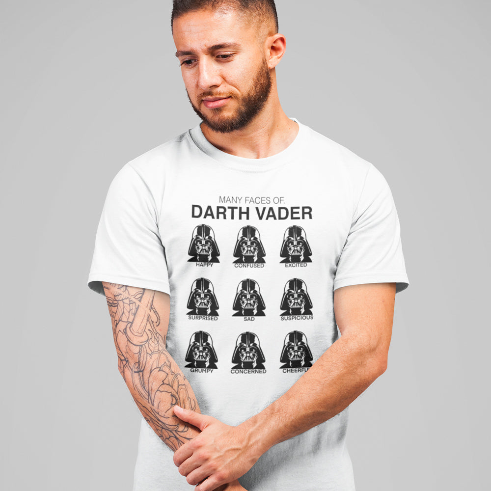 Many Faces Of Darth Vader Unisex T-Shirt — product photo 2