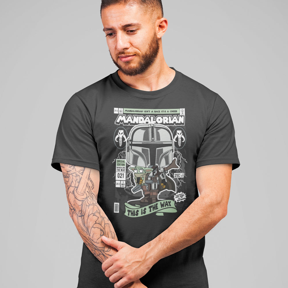 Mandalorian Pop Art Unisex T-Shirt — product photo 2