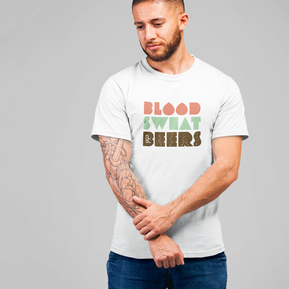 Blood Sweat Beers Unisex T-Shirt - Front View