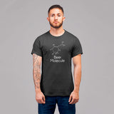Beer Molecule Unisex T-Shirt - Back View