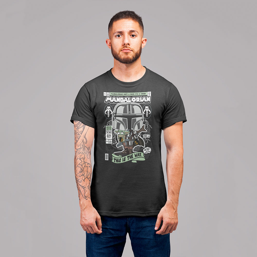 Mandalorian Pop Art Unisex T-Shirt — product photo 4