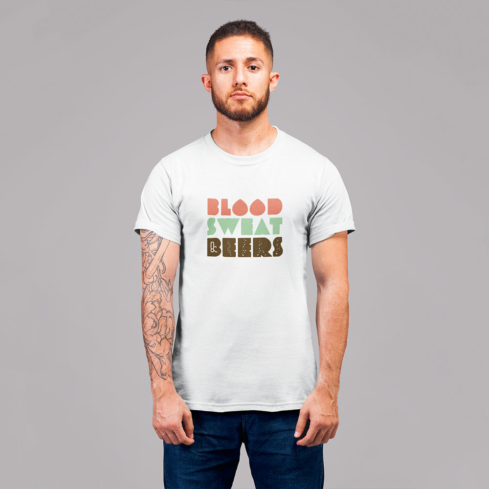 Blood Sweat Beers Unisex T-Shirt - Back View