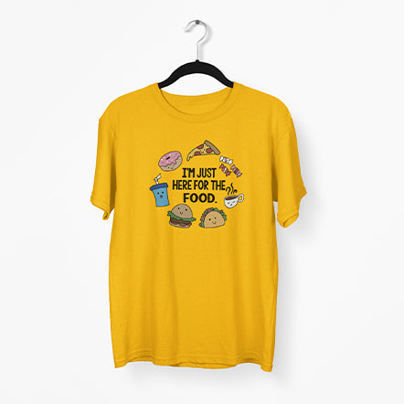 Here For The food Unisex T-Shirt — main product image