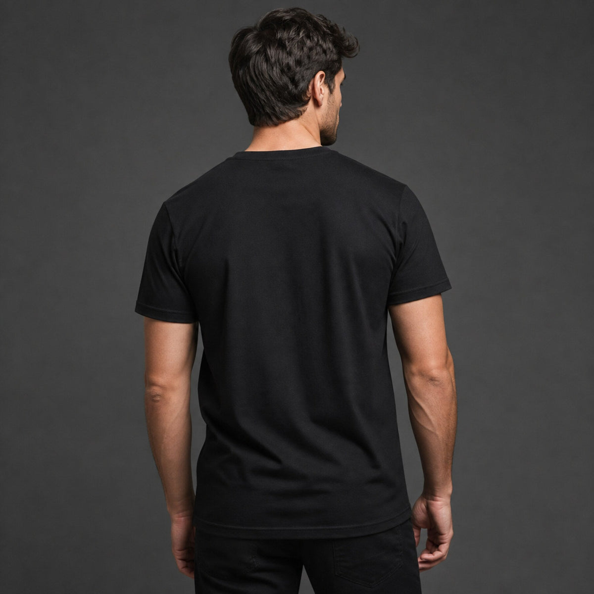 Majin Buu Mania Unisex T-Shirt — worn on model, back