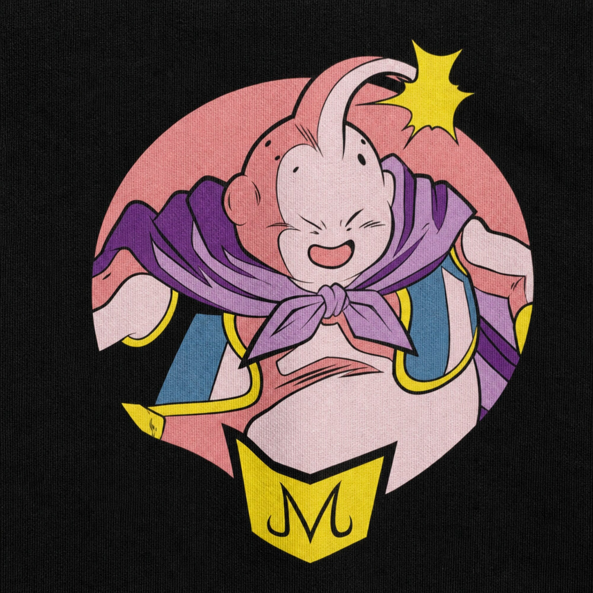 Majin Buu Mania Unisex T-Shirt — print detail close-up