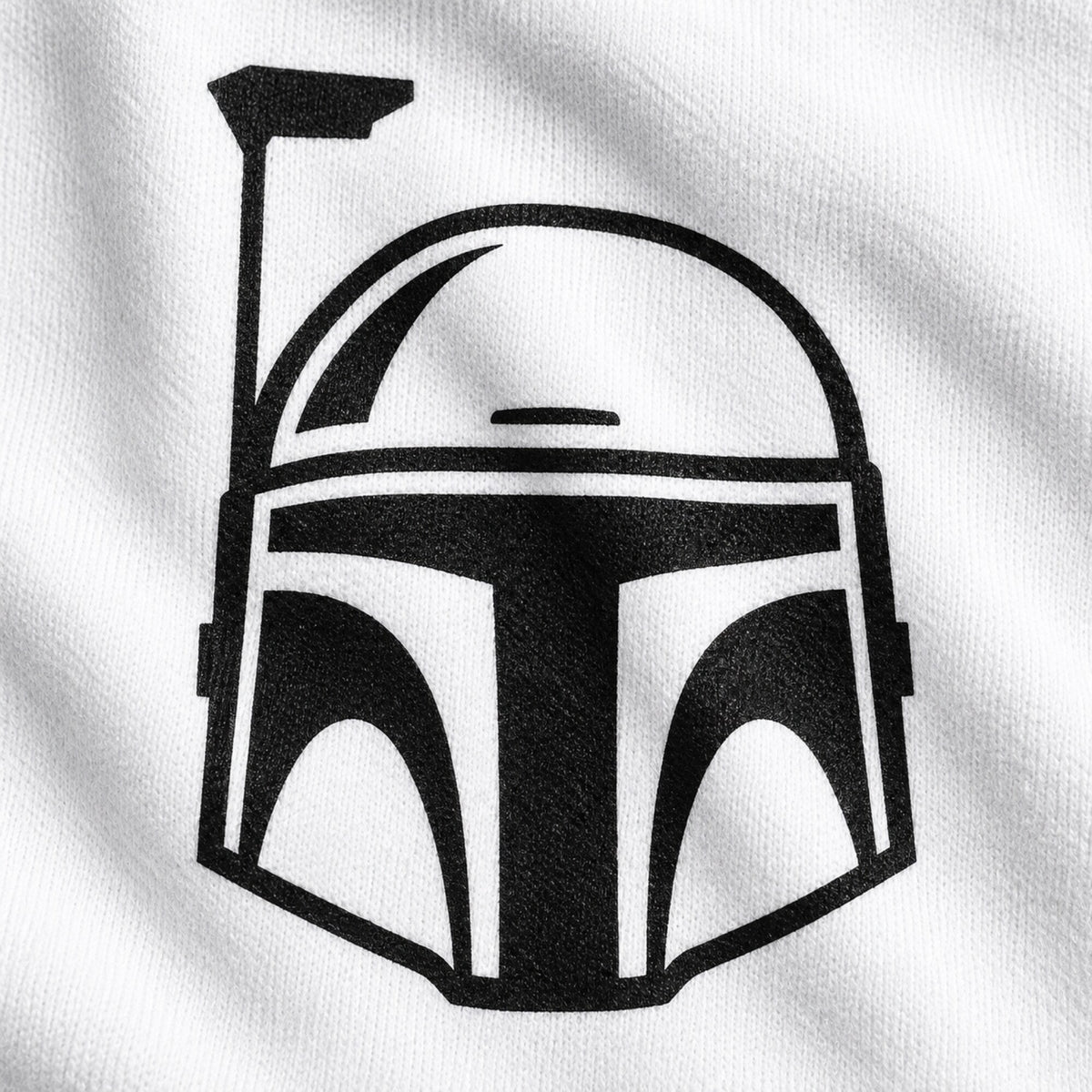 Mandalorian Star Wars Unisex Hoodie — print detail close-up
