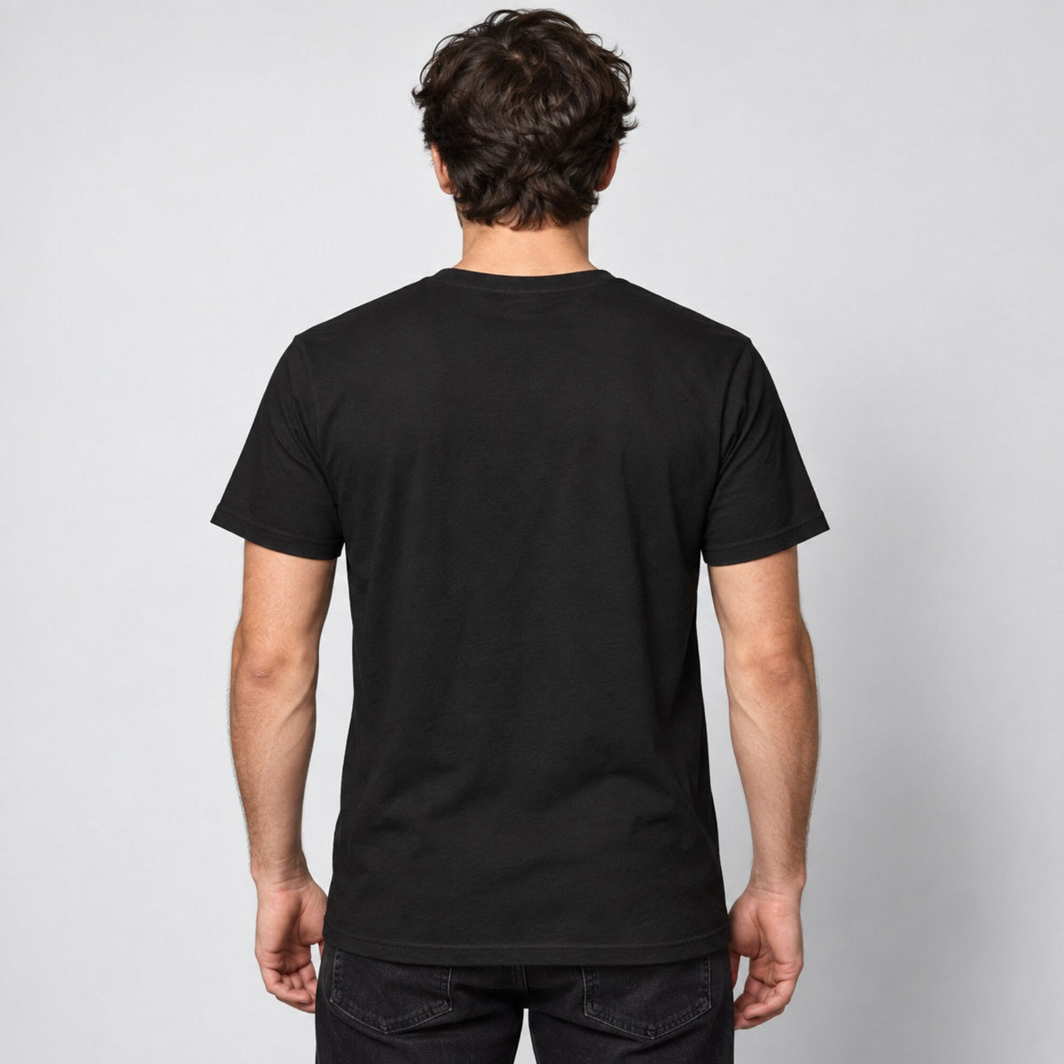 May The Fourth Lightsaber Type Tee — worn on model, back