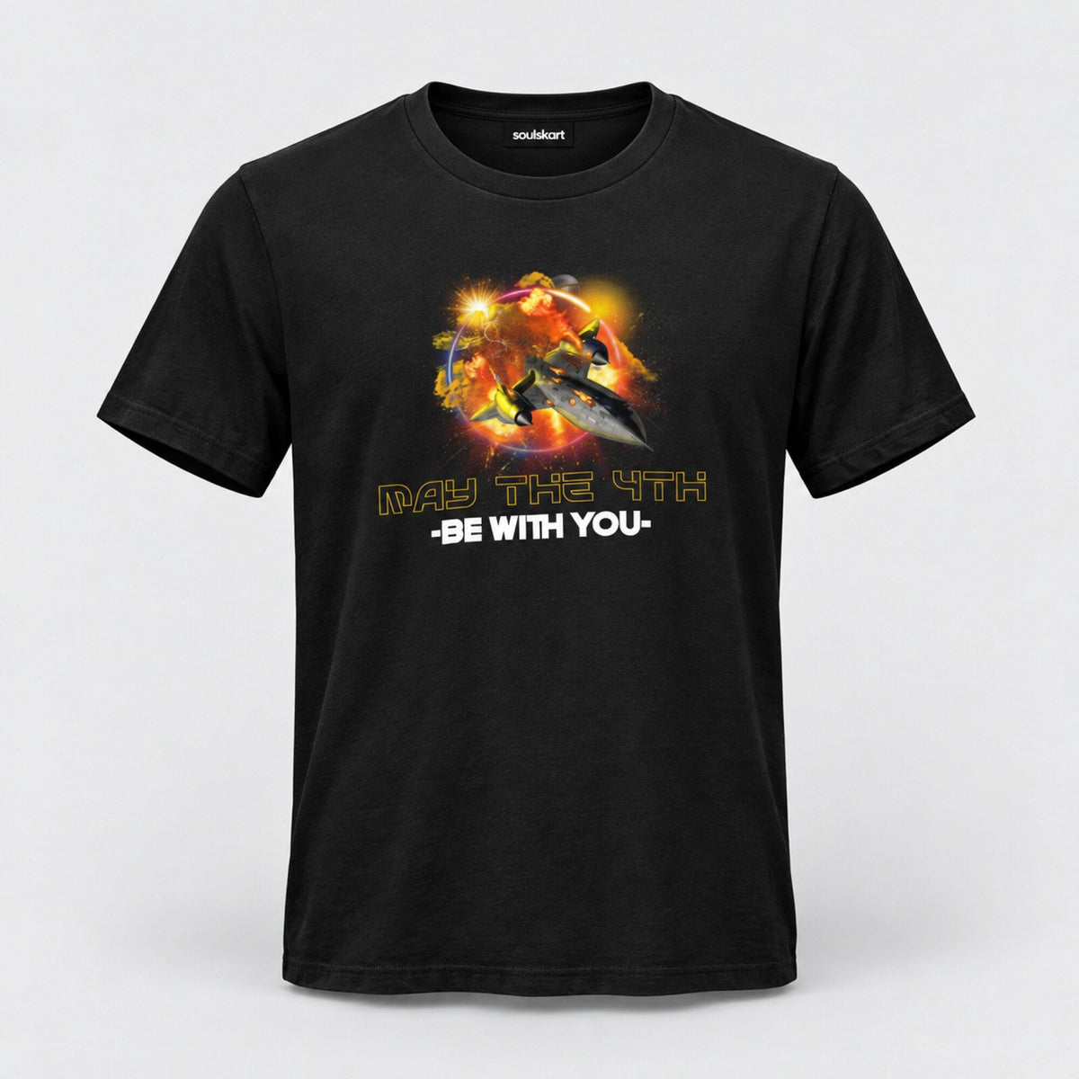 May The 4th Starfighter Blast Tee — front view