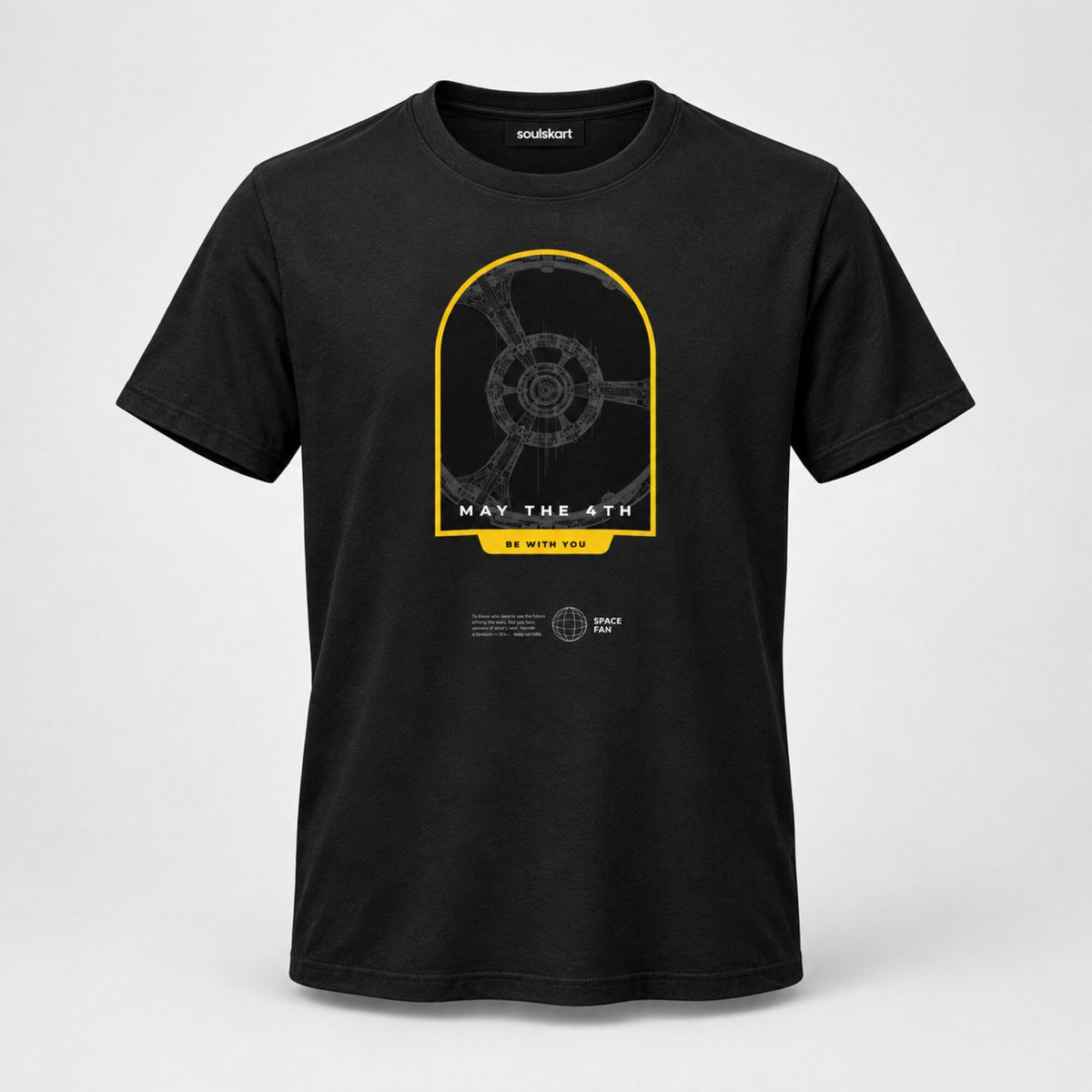 May The 4th Blueprint Arch Tee — front view