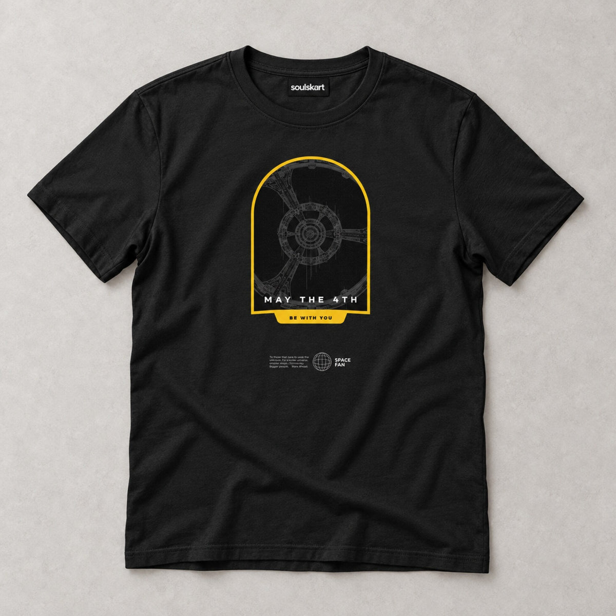 May The 4th Blueprint Arch Tee — on hanger
