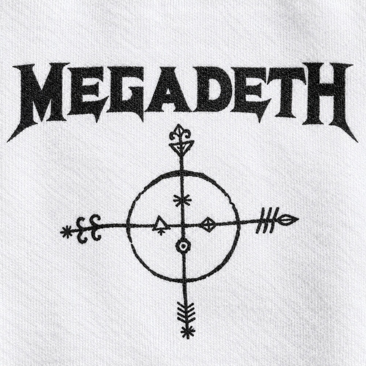 Megadeth Unisex Premium Sweatshirt — print detail close-up