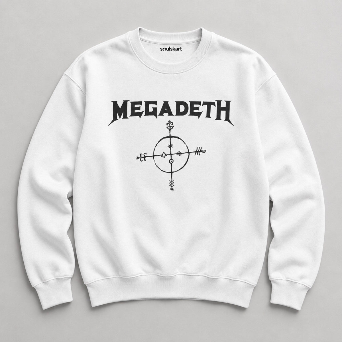 Megadeth Unisex Premium Sweatshirt — on hanger