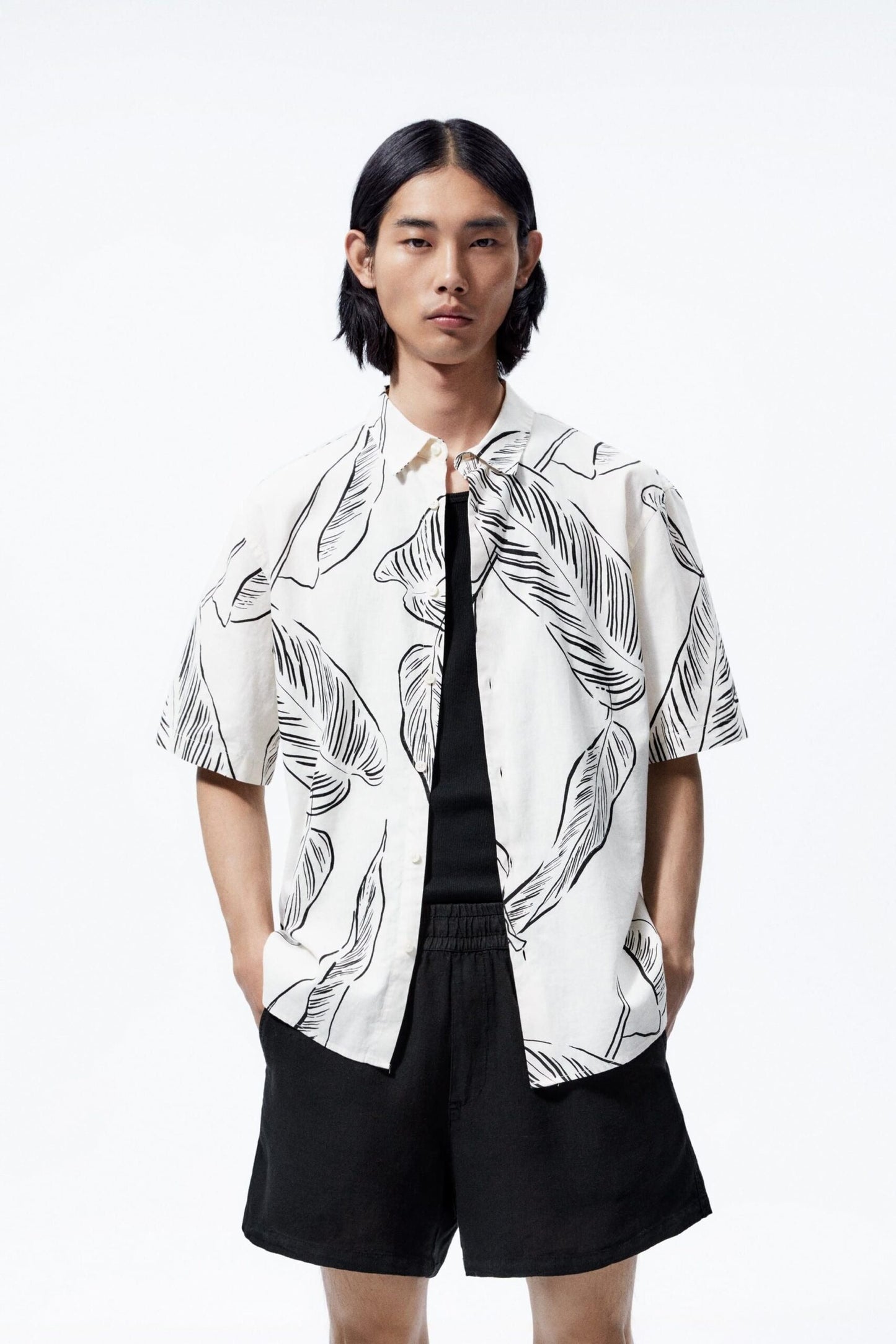 Men's Printed Cotton Half Shirts — main product image