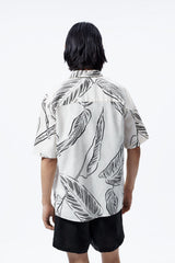 Men's Printed Cotton Half Shirts — front view