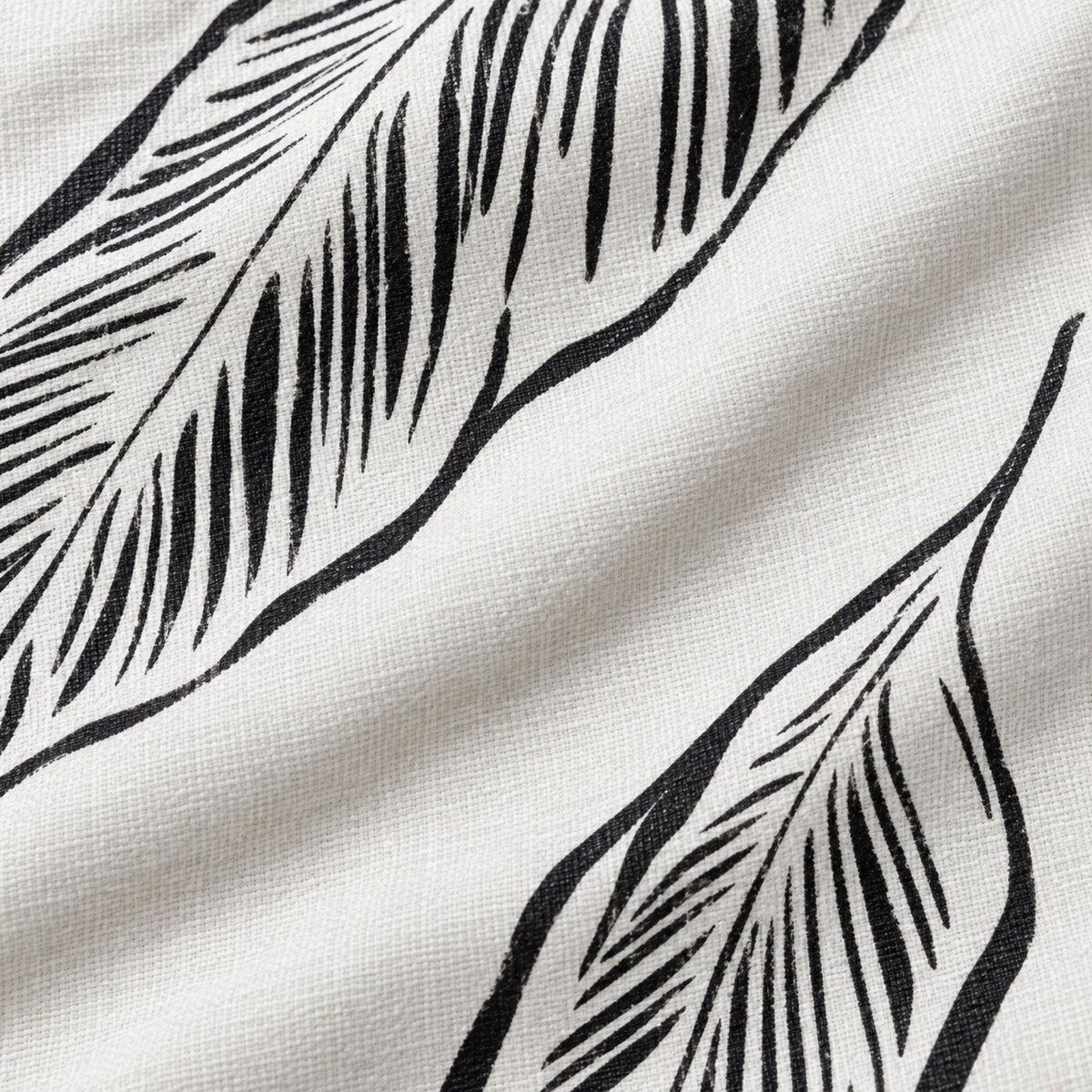 Men's Printed Cotton Half Shirts — print detail close-up