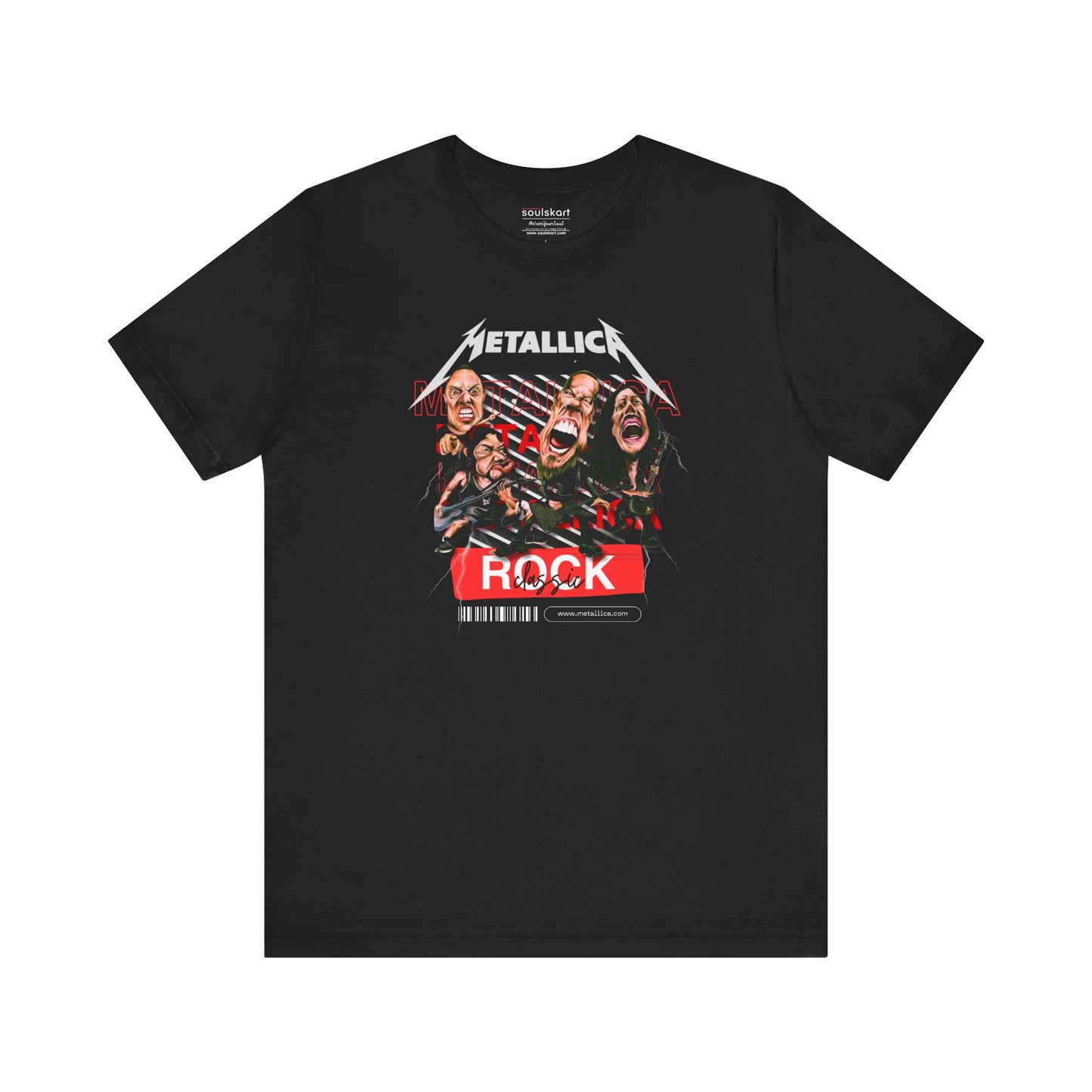 Metallica Mania: Classic Rock Band T-Shirt — front view