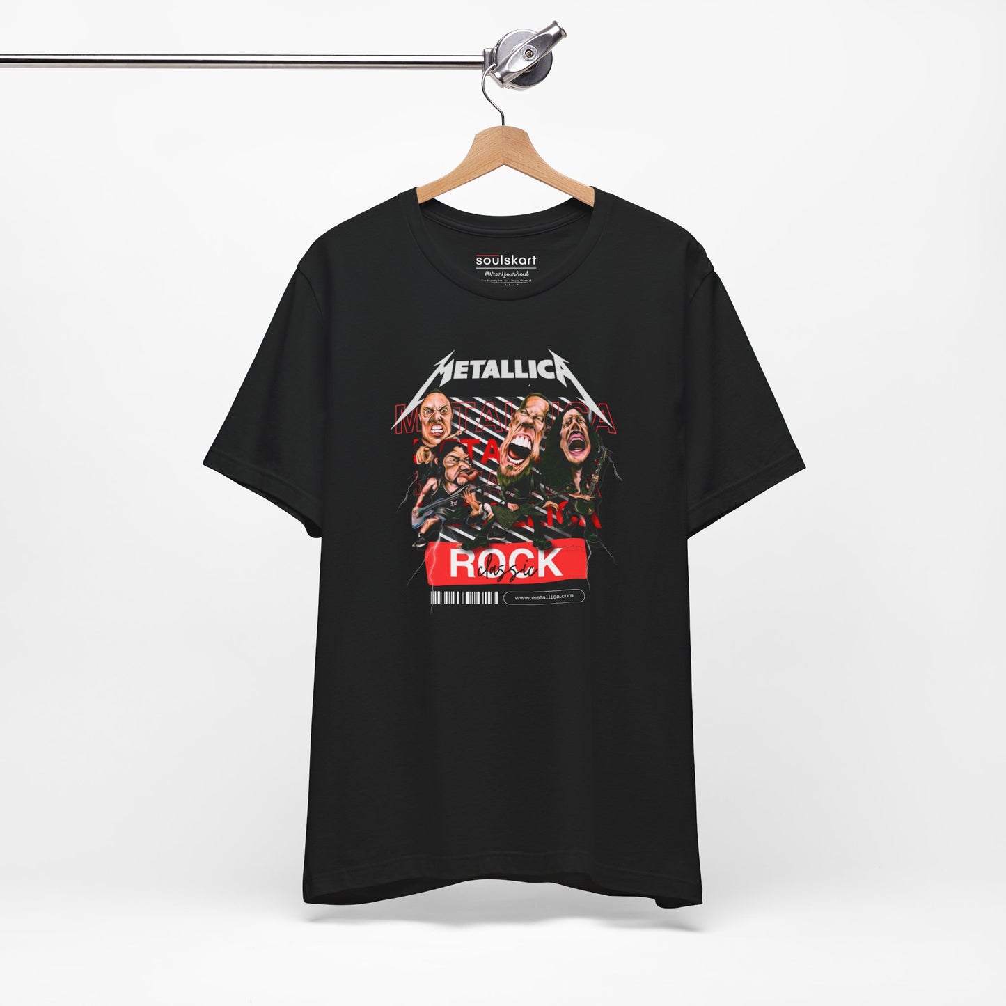 Metallica Mania: Classic Rock Band T-Shirt — side view