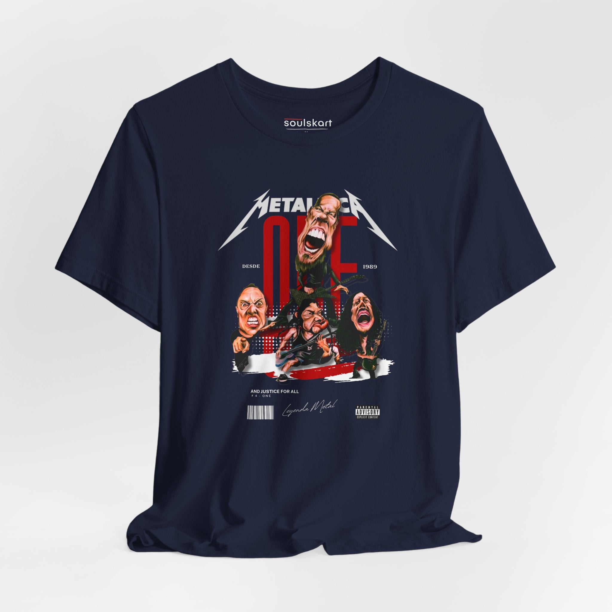 Metallica One Vintage Rock Tee — main product image