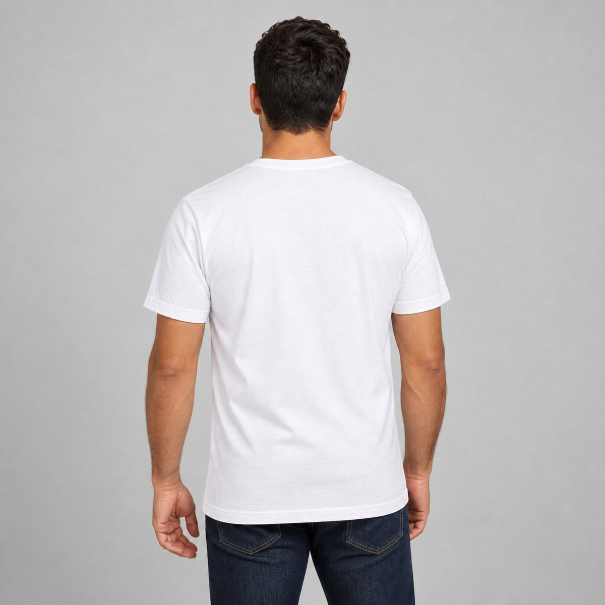 Metallica Rock On Tee — worn on model, back