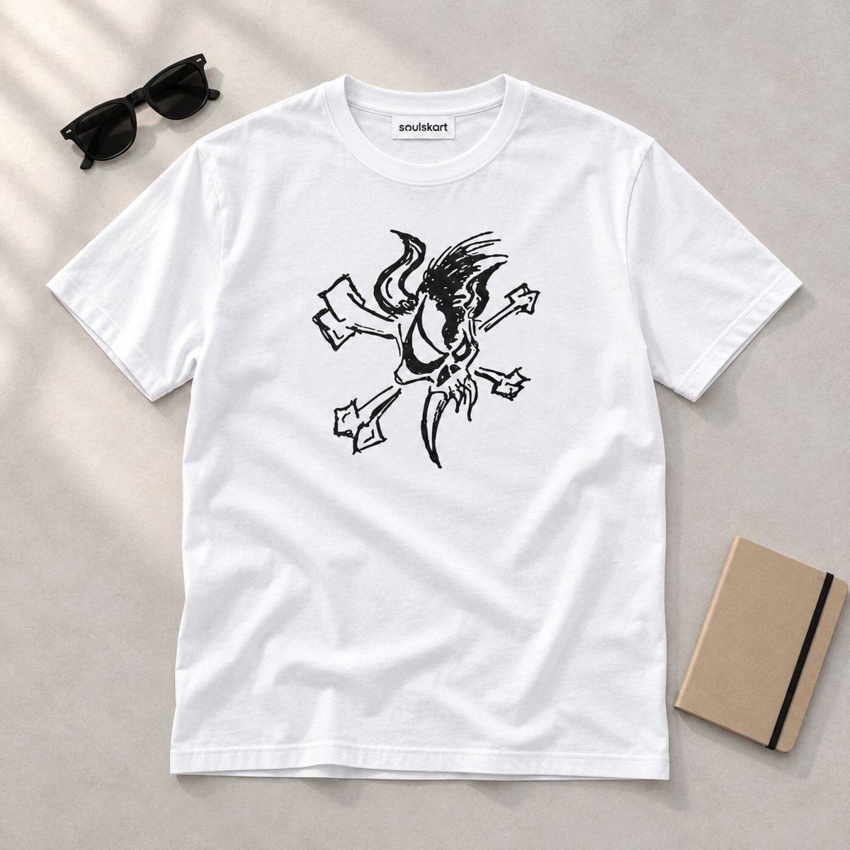 Metallica Rock On Tee — on hanger