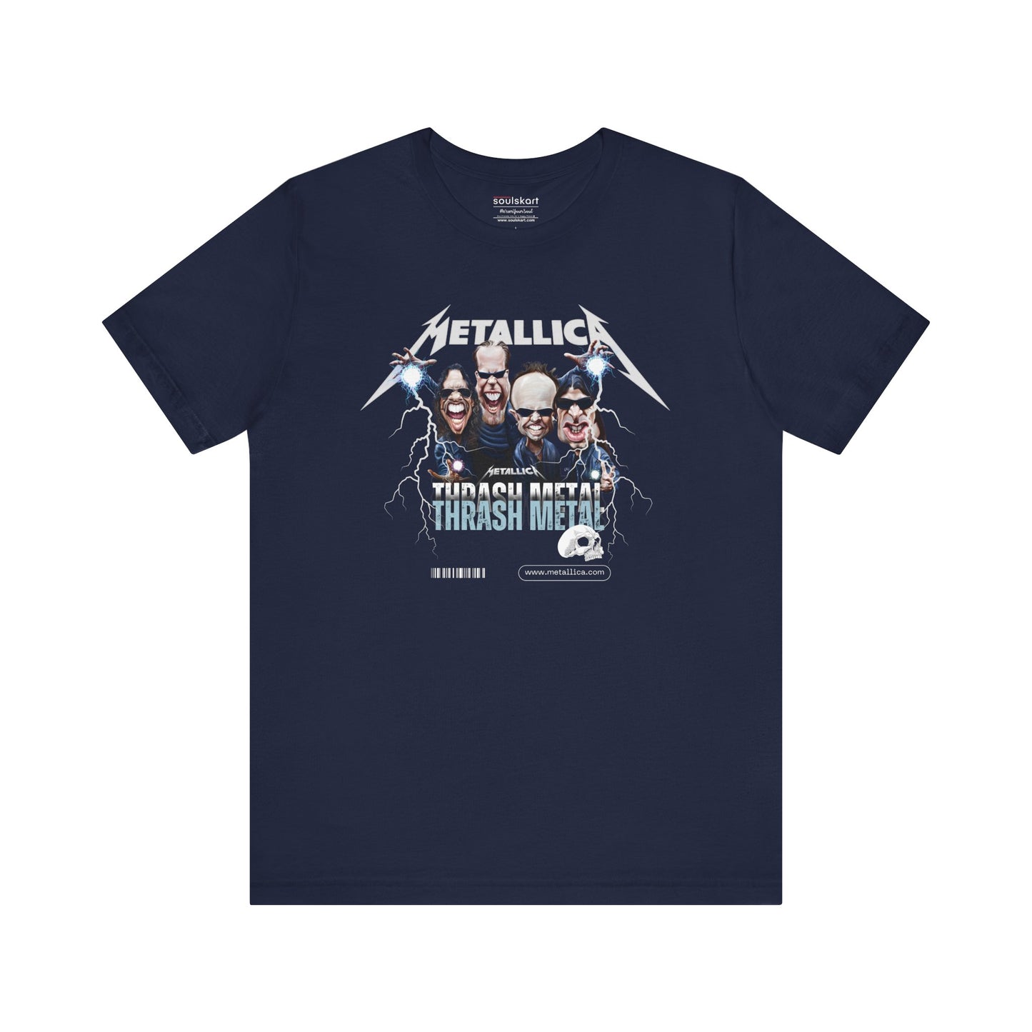 Metallica Thrash Metal T-Shirt — front view