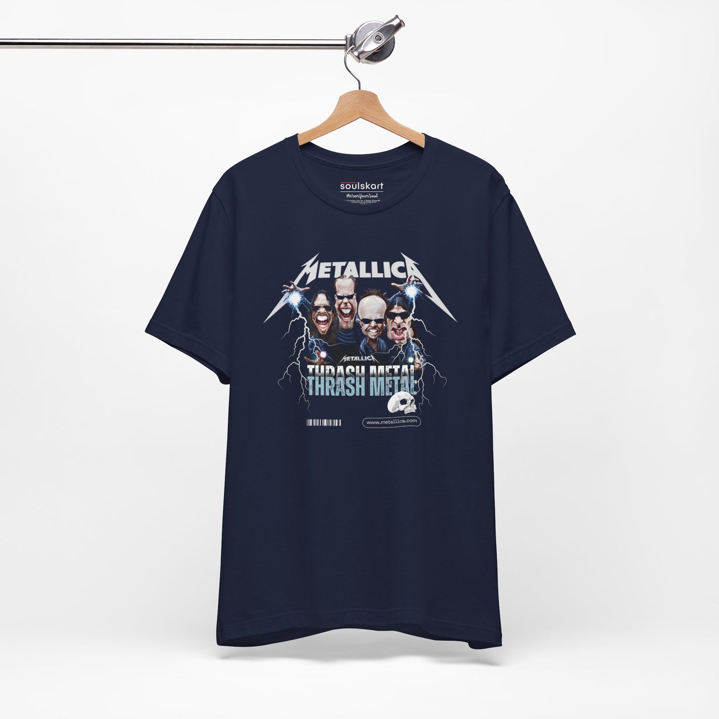 Metallica Thrash Metal T-Shirt — side view
