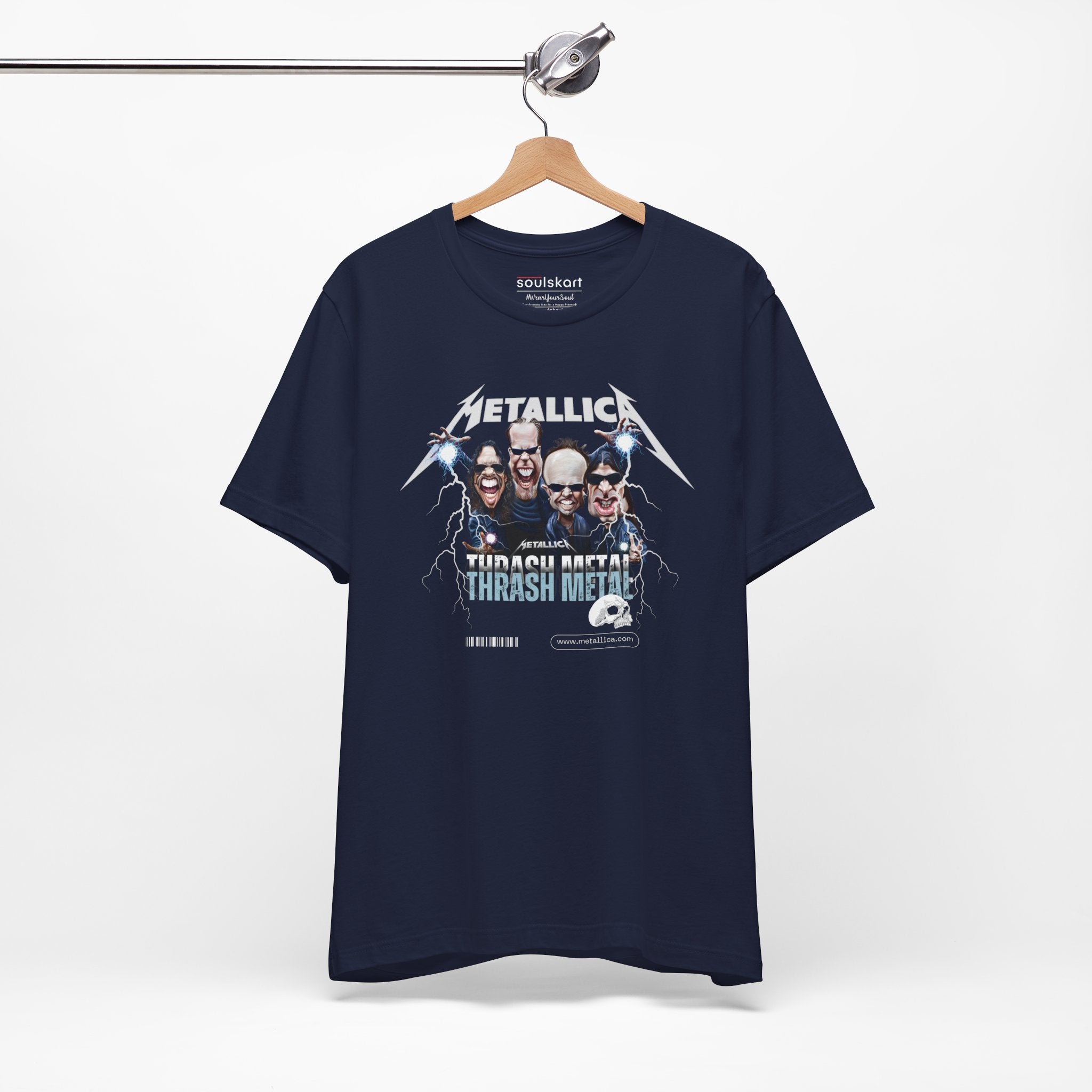 Metallica Thrash Metal T-Shirt — side view