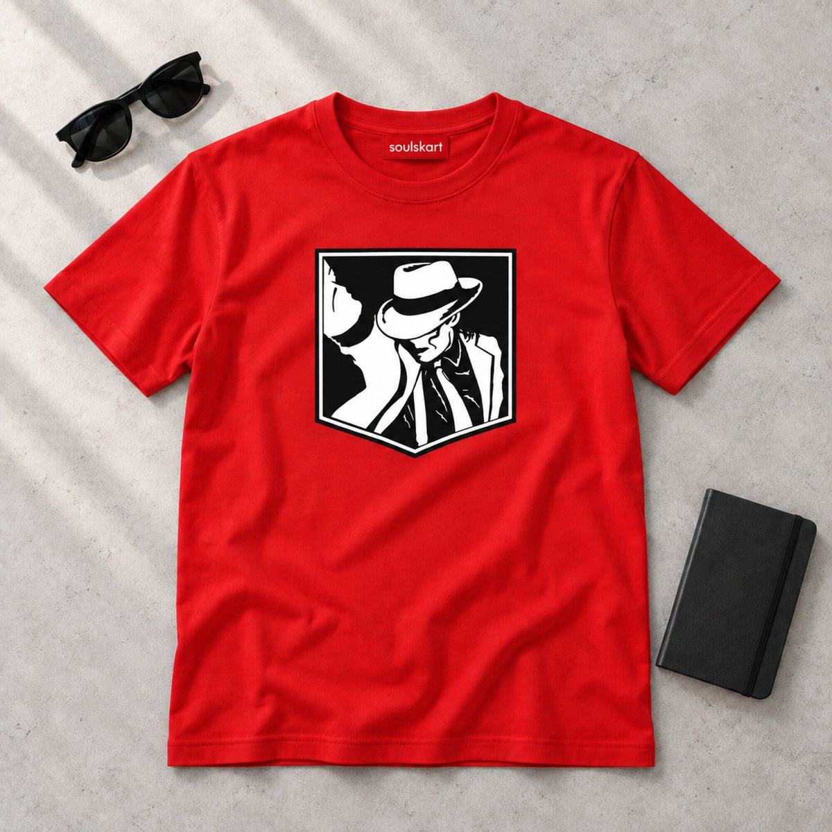 Michael Jackson Inspired Unisex Tee — on hanger