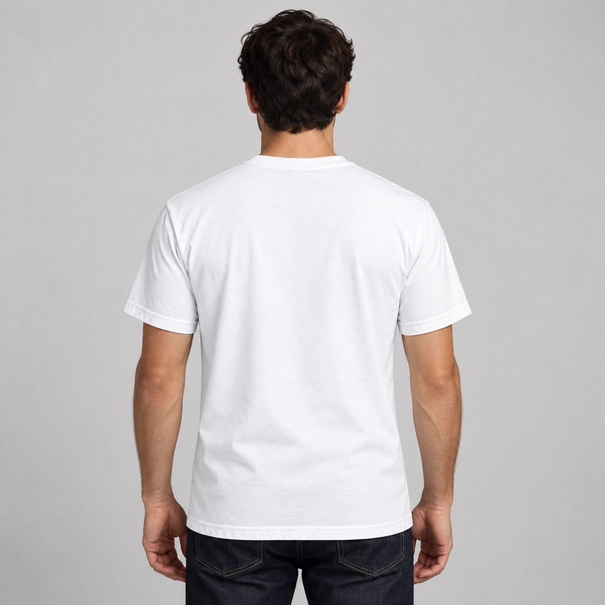 Michael Jackson Unisex T-Shirt — worn on model, back