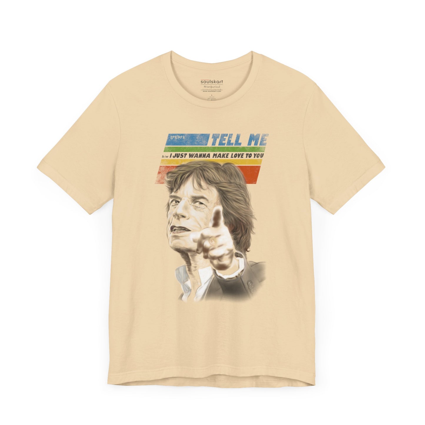 Mick Jagger "I Just Wanna Make Love to You" Tee — side view